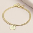 Lisa Angel Ladies' Personalised Engraved Disc Charm Bracelet