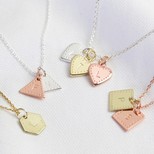 Personalised Dotted Charm Necklace