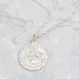 Sterling Silver St Christopher Pendant Necklace