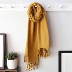 Lambswool Scarf in Mustard