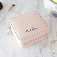 Mini Square 'Petit Bijou' Travel Jewellery Box