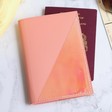 Lisa Angel Ladies' Passport Holder in Peach Pink