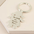 Lisa Angel Quirky Personalised Message Family Character Keyring