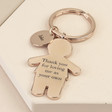 Lisa Angel Engraved Lisa Angel Quirky Personalised Message Family Character Keyring