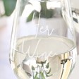 Lisa Angel Engraved 'Her' Wine Glass