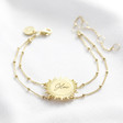 Lisa Angel Ladies' Personalised Gold Sunbeam Bracelet 