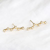 Lisa Angel Ladies' Gold Constellation Stud Earrings