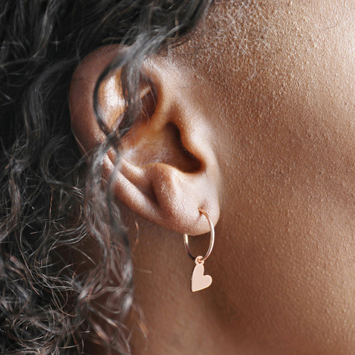 Hoop Earrings With Charm Buy Now Online 53 OFF  wwwramkrishnacarehospitalscom
