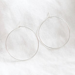 Sterling Silver 20mm Hoop Earrings