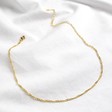 Lisa Angel Delicate Gold Rope Chain Choker Necklace