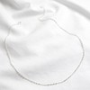 Lisa Angel Delicate Silver Satellite Chain Necklace