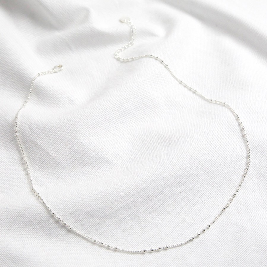 Sterling Silver Satellite Necklace Chain | Lisa Angel Jewellery Collection | Lisa Angel