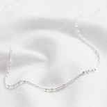 Silver Satellite Chain Necklace