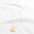 Lisa Angel Long Gold Sunbeam Pendant Necklace