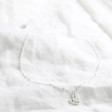 Silver Falling Heart Charms Necklace