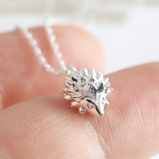 Silver Hedgehog Necklace Silver Hedgehog Necklace