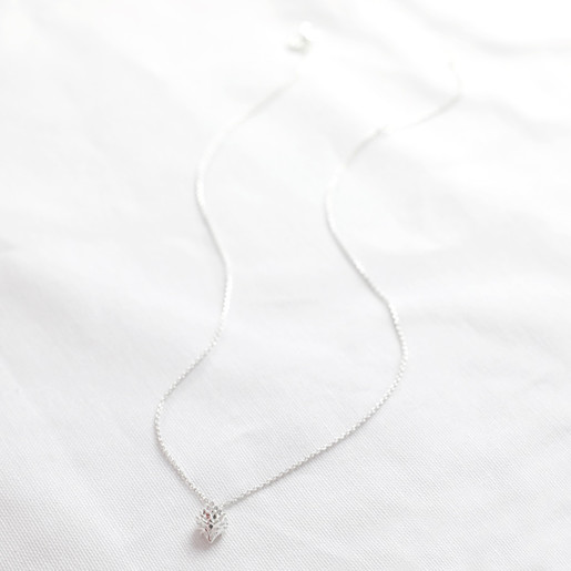 Silver Hedgehog Necklace