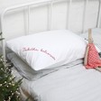 Lisa Angel Kids' Personalised Embroidered Christmas Pillowcase