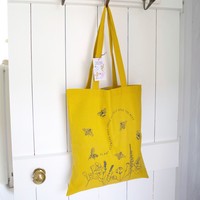 'Help Save The Bees' Bee Tote Bag