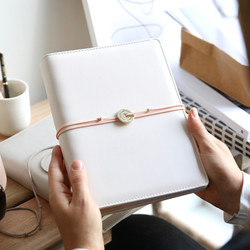 Personalised Washer Vegan Leather Refillable Notebook