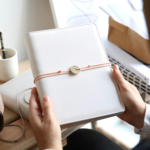 Personalised Washer Vegan Leather Refillable Notebook Personalised Washer Vegan Leather Refillable Notebook