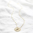 Lisa Angel Full Length Personalised Gold Sterling Silver Spinning Zodiac Necklace