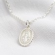 Lisa Angel Ladies' Sterling Silver Virgin Mary Pendant Necklace
