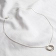 Lisa Angel Handmade Personalised Sterling Silver Interlocking Circles Necklace