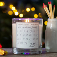 'Countdown to Christmas' Scented Candle