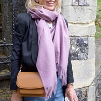 Lightweight Lavender Winter Scarf