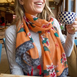 House of Disaster Frida Kahlo Mustard Scarf