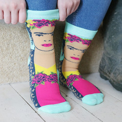 House of Disaster Frida Kahlo Printed Socks