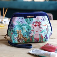 House of Disaster Frida Kahlo Tropical Make Up Bag