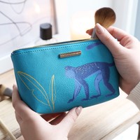 House of Disaster Heritage & Harlequin Monkey Make Up Bag