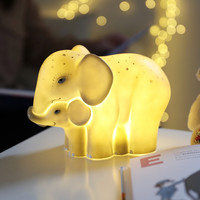 House of Disaster Mother & Baby Elephant Lamp