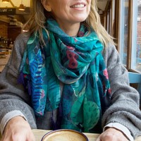 House of Disaster Tropical Leaf Scarf
