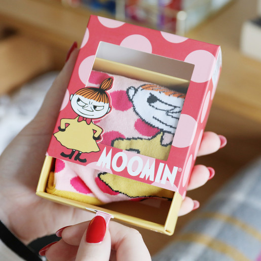 Lisa Angel with House of Disaster Moomin 'Little My' Print Socks