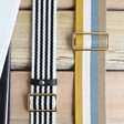 Lisa Angel Leather Crossbody Bag Striped Strap Choices