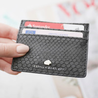Estella Bartlett Black Snake Card Holder