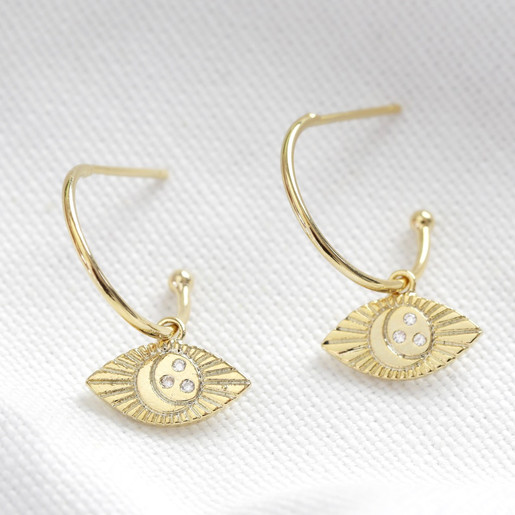 latest hoop earrings in gold