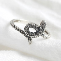 Sterling Silver Snake Ring