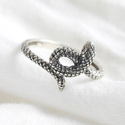 Sterling Silver Snake Ring