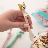 Ceramic Dog Spoon