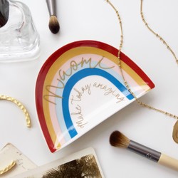 Personalised ‘Make Today Amazing’ Rainbow Trinket Dish