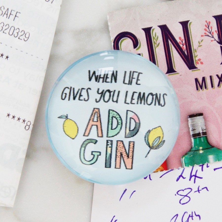Add Gin Glass Fridge Magnet 3d Magnets Lisa Angel