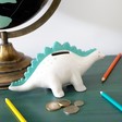 Lisa Angel Ceramic Personalised Dinosaur Money Box