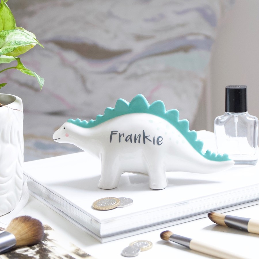 Personalised Dinosaur Money Box Gifts for Kids Lisa Angel