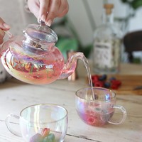Glass G&Tea Teapot Cocktail Set