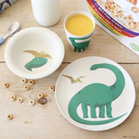 Zuperzozial Hungry Kids Dinosaur Dinner Set