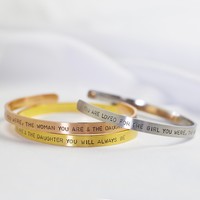 Handmade 'My Daughter' Open Bangle